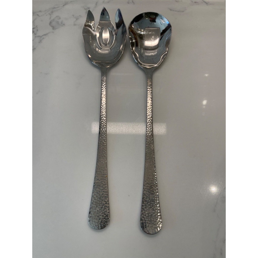 Reed & Barton Heritage Mint Regent 18/10 Stainless 2 PC 12" Salad Serving Set